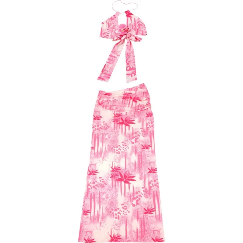 2 PIECE FLORAL RESORT WEAR