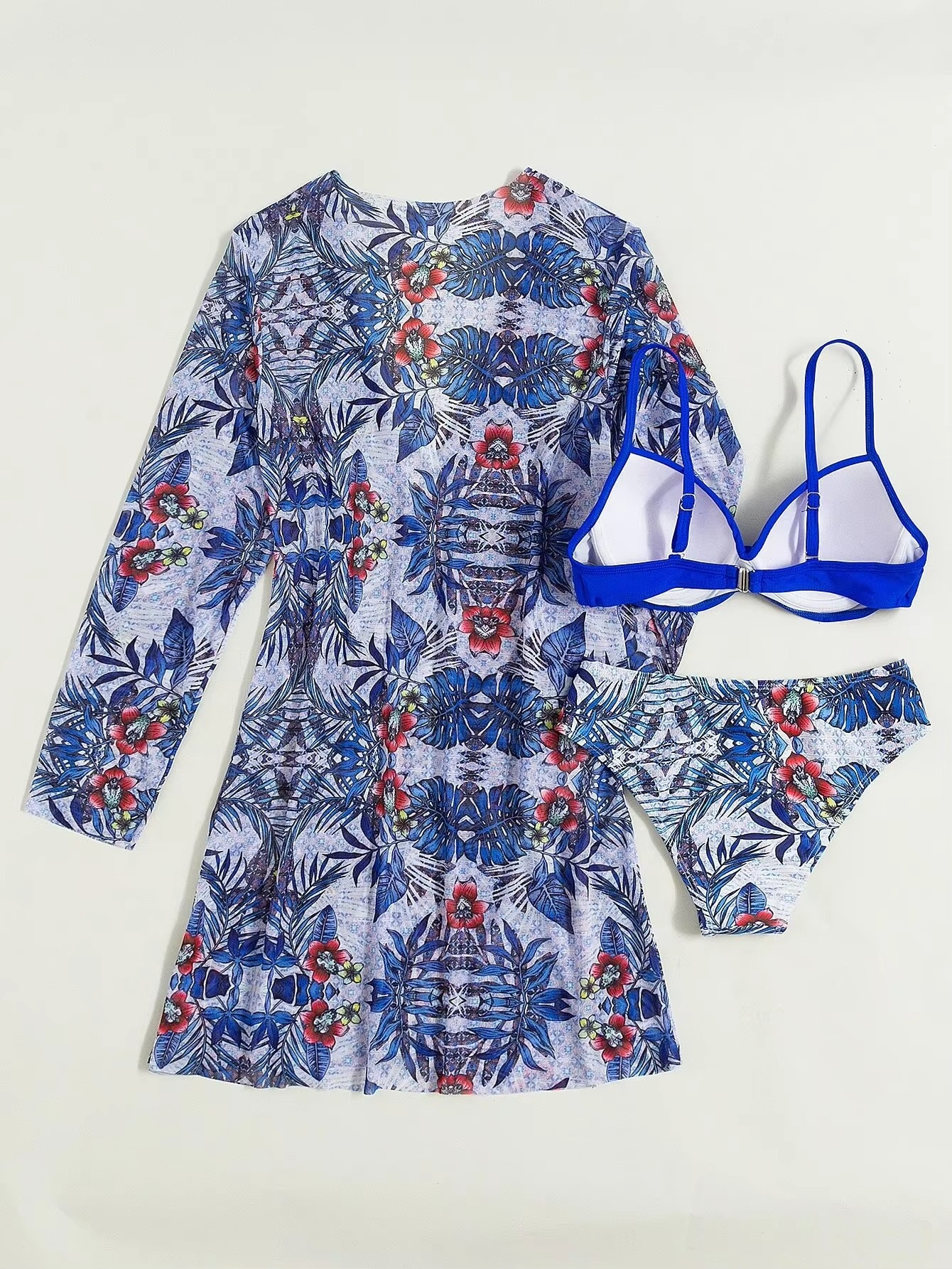 3-PIECE BIKINI WITH COVERUP