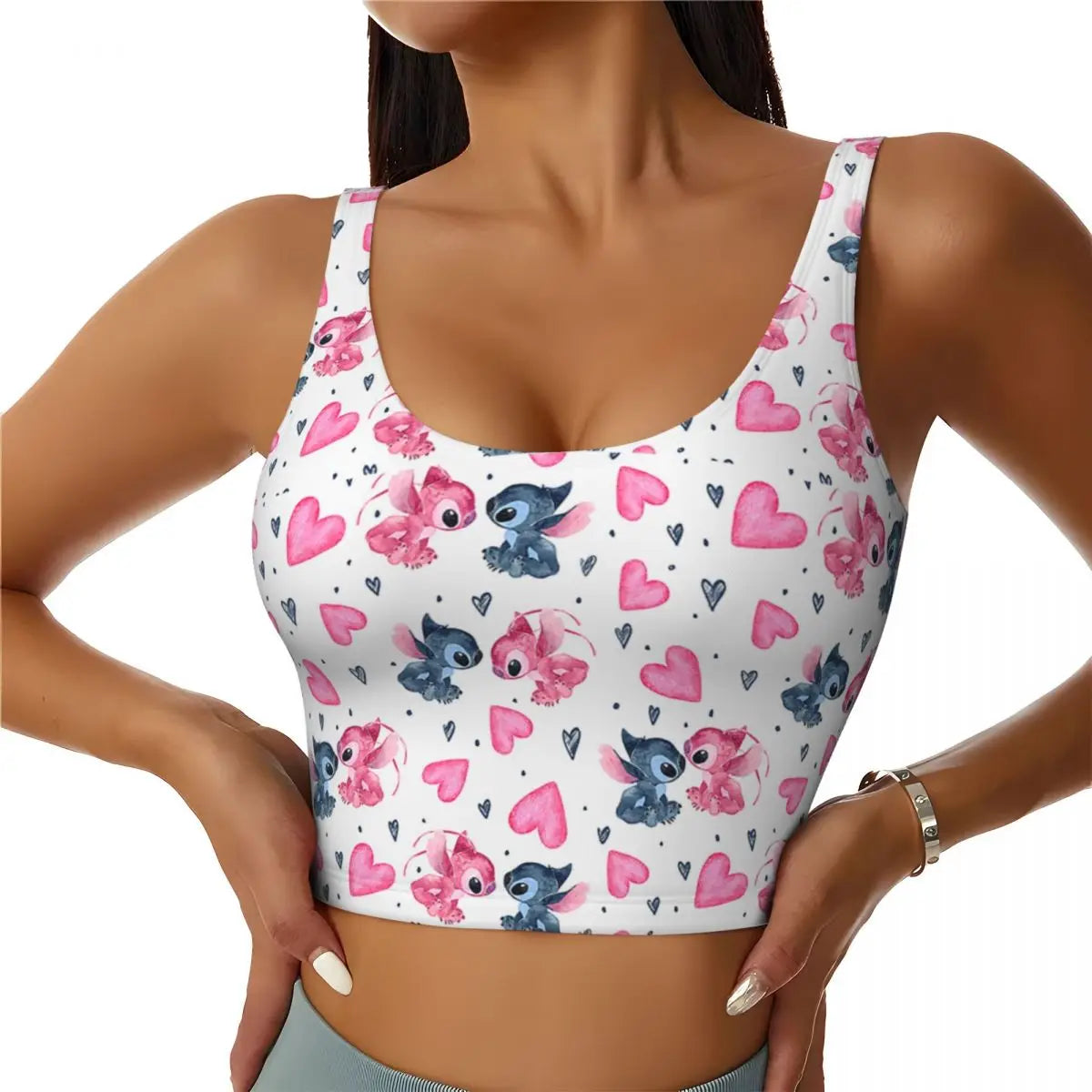 STITCH -THEMED CROP TANK