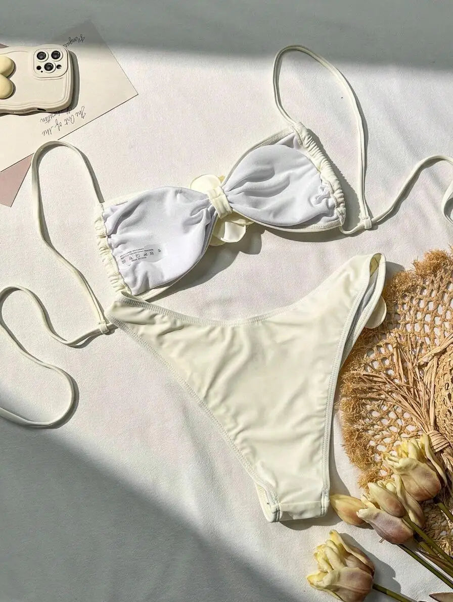 3D FLORAL BIKINI