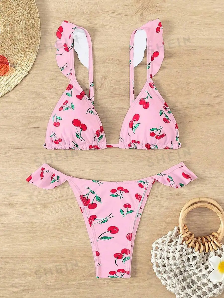RUFFLE PUSHUP BIKINI