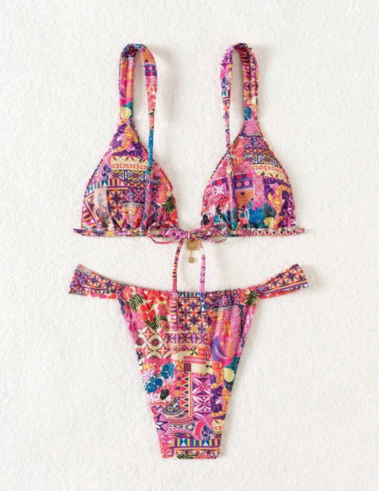 STRAPPY TRIANGLE BIKINI SET