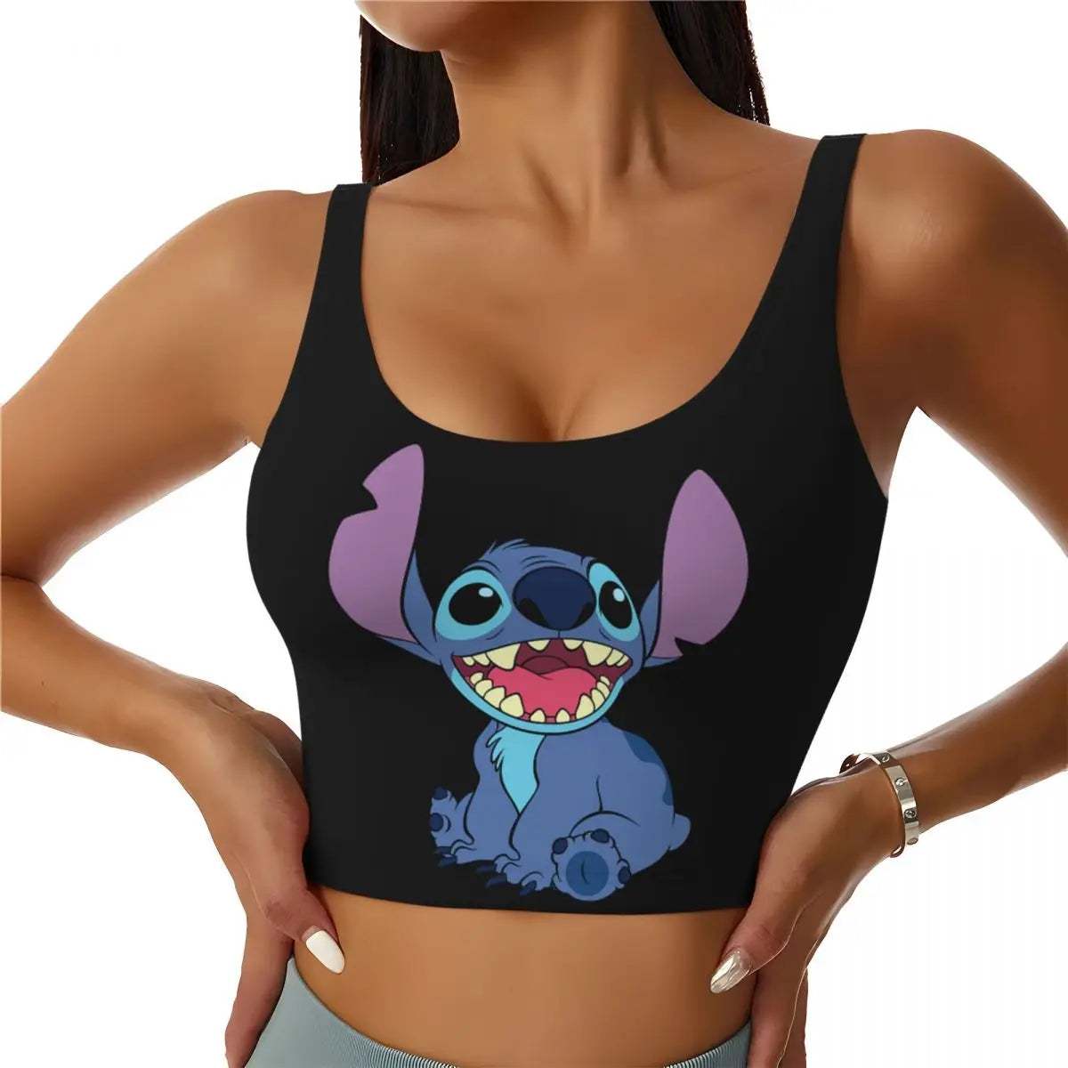 STITCH -THEMED CROP TANK