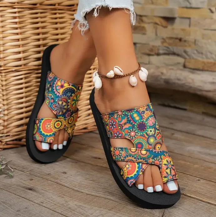 OPEN TOE BEACH SANDALS