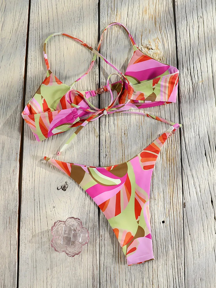 HIGH CUT STRAP BIKINI