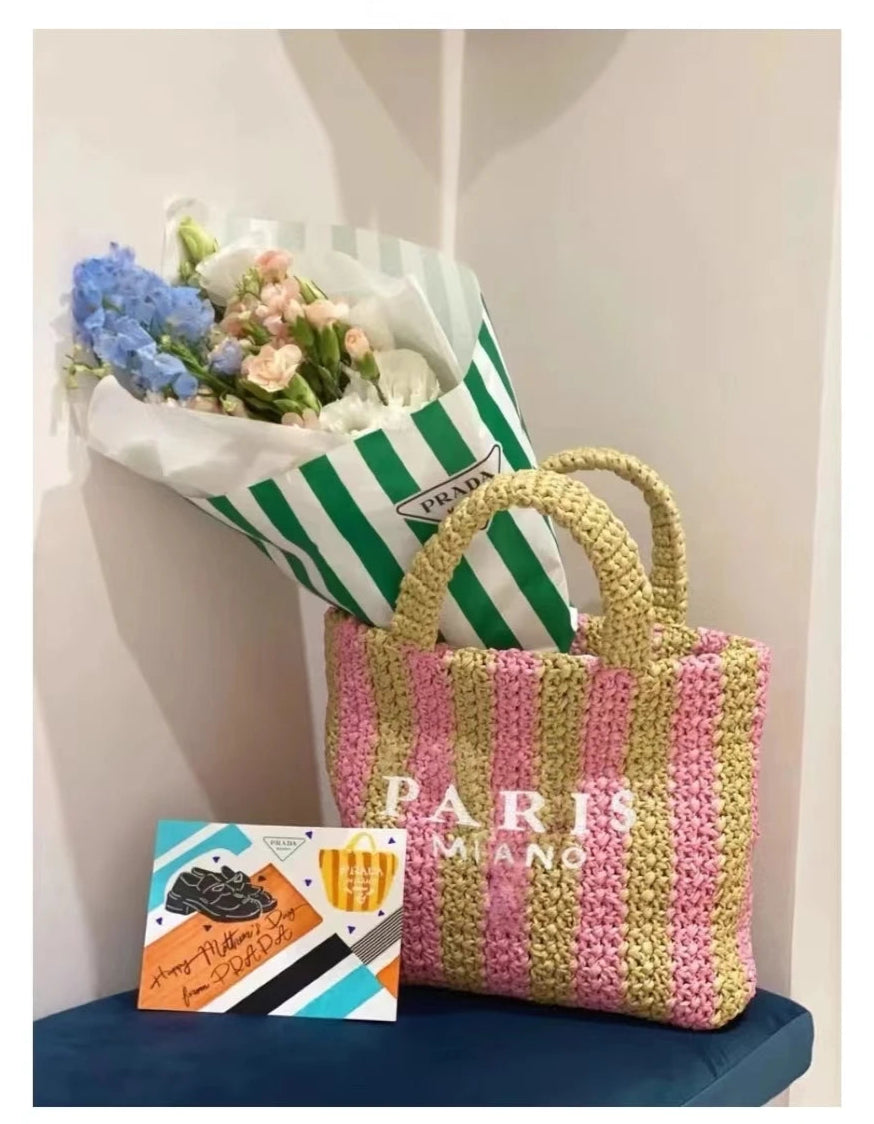 STRAW CARRY BAG
