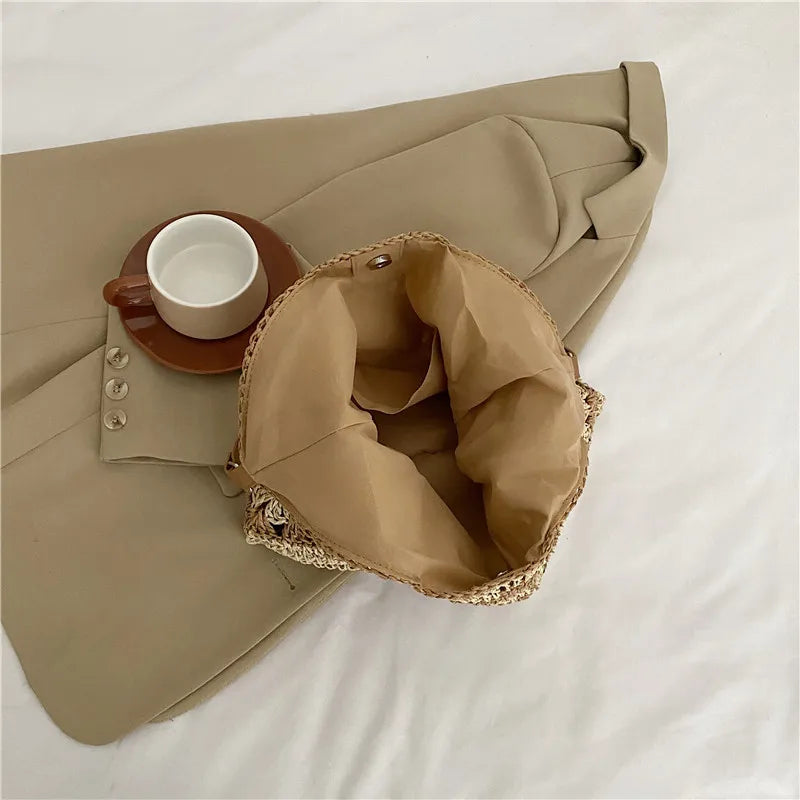 WOVEN SHOULDER BAG