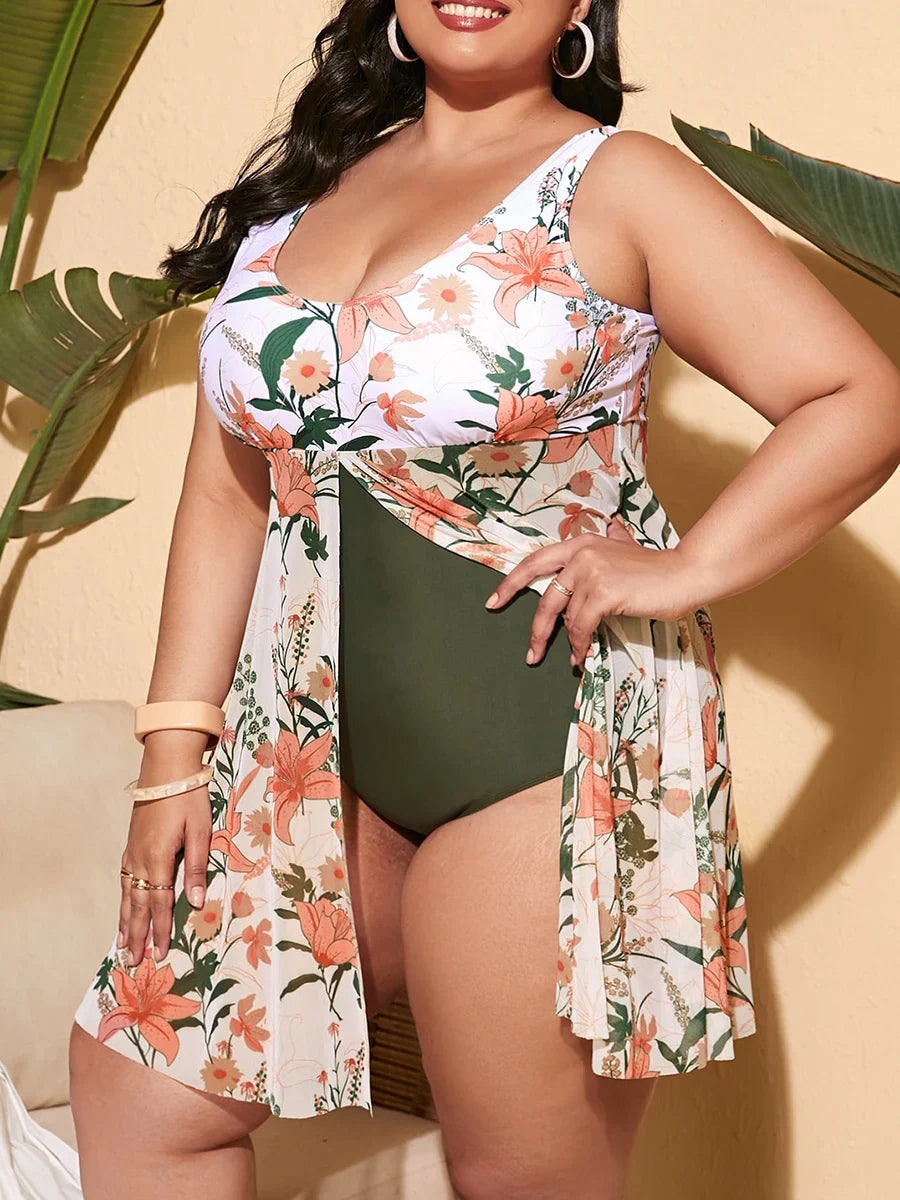 PLUS SIZE TANKINI BEACHWEAR
