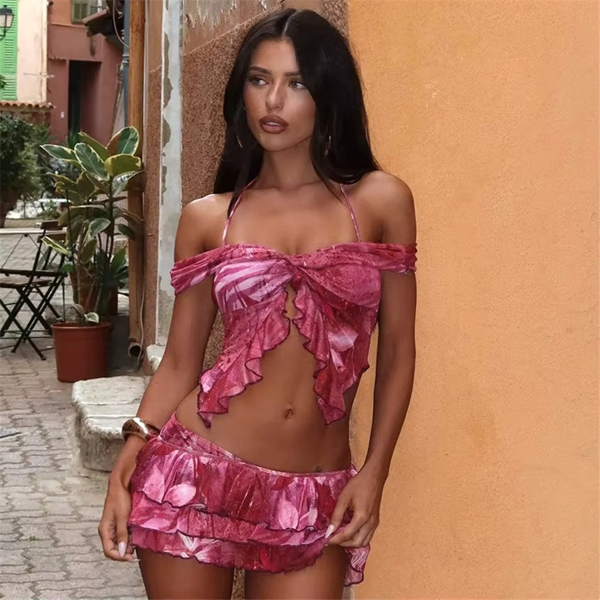 2-PIECE RUFFLE SKIRT