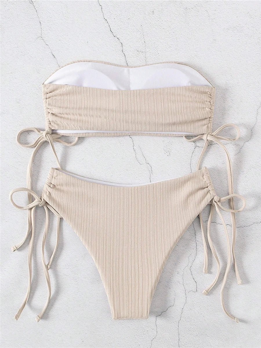 BANDEAU SIDE TIE BIKINI
