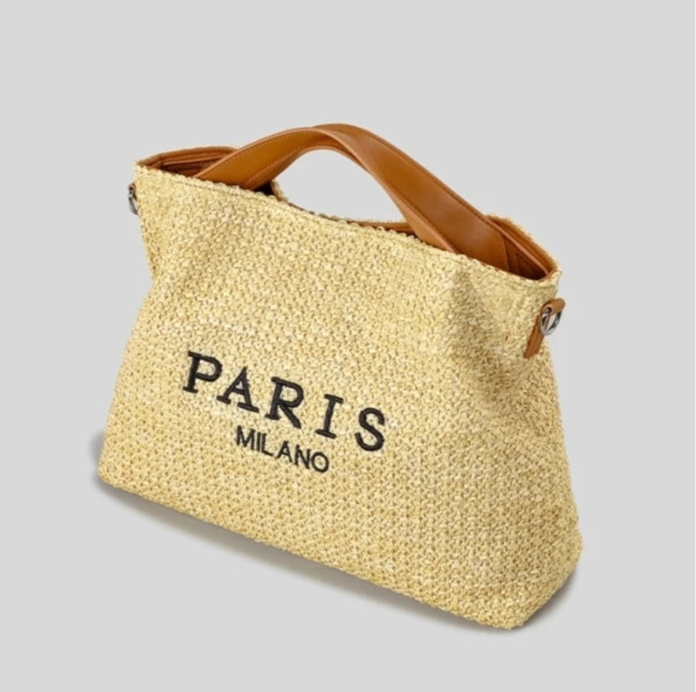 BOLD STRAW BAG