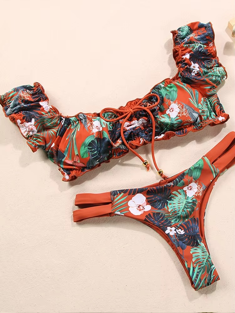 RUFFLE PUSHUP BIKINI