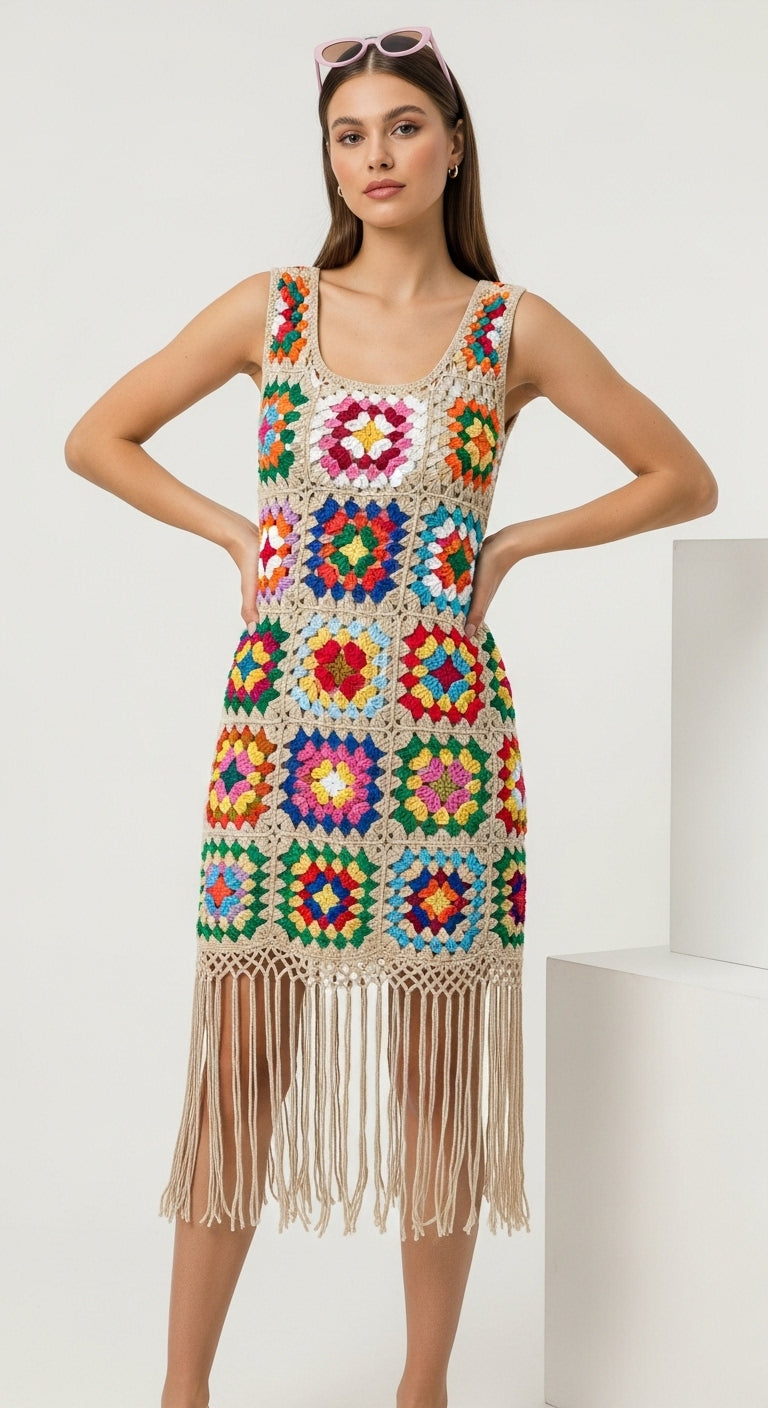 HOLOW OUT SUMMER DRESS