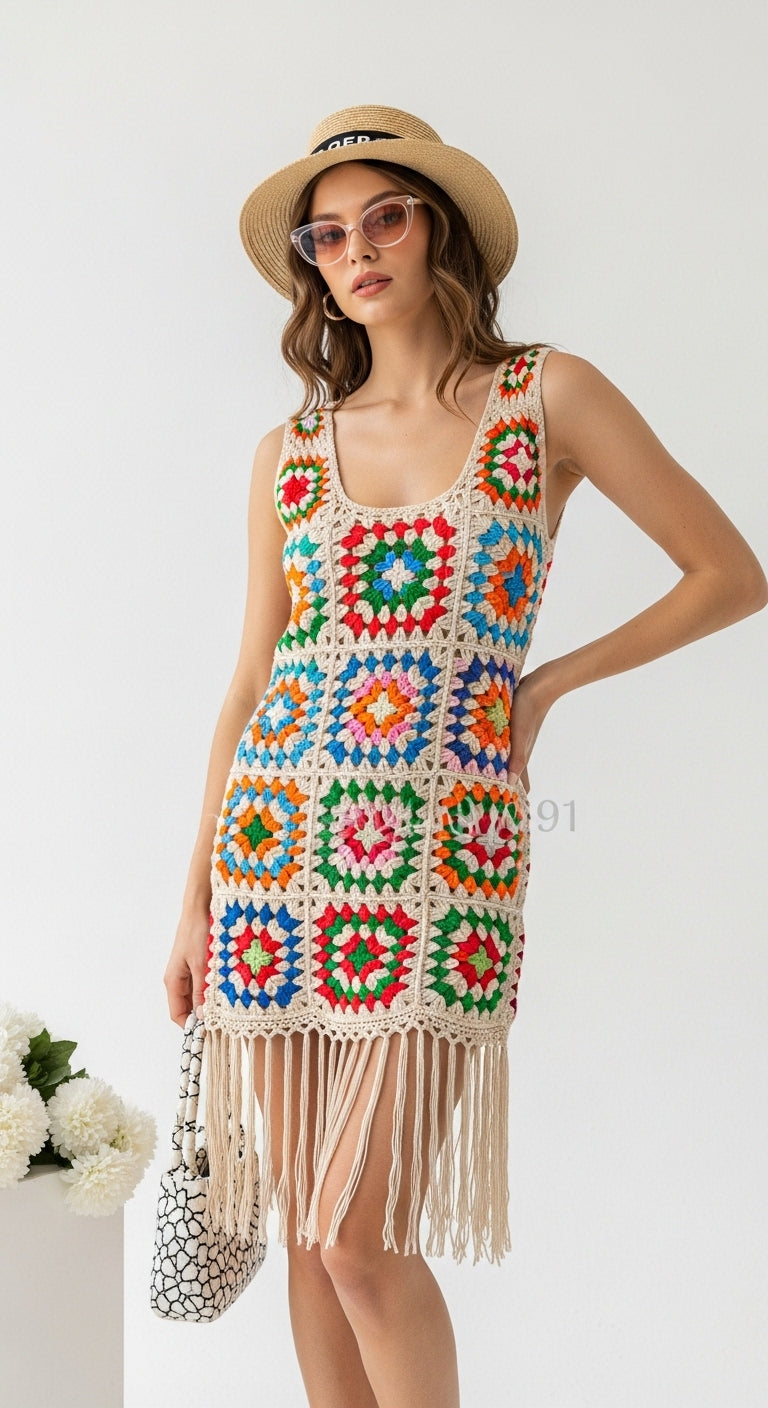 HOLOW OUT SUMMER DRESS