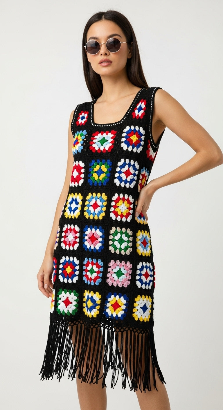 HOLOW OUT SUMMER DRESS