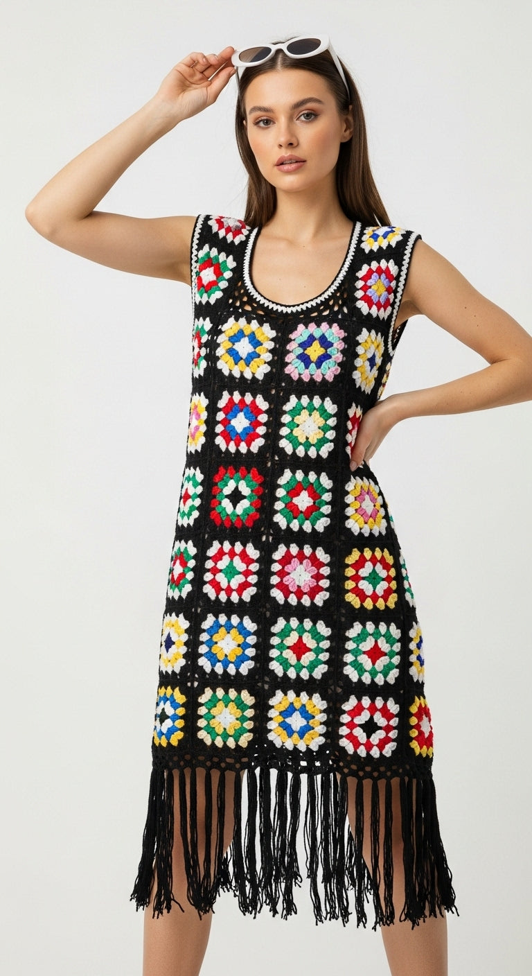 HOLOW OUT SUMMER DRESS