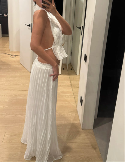 RUFFLE LONG SKIRT 3 PIECE SET