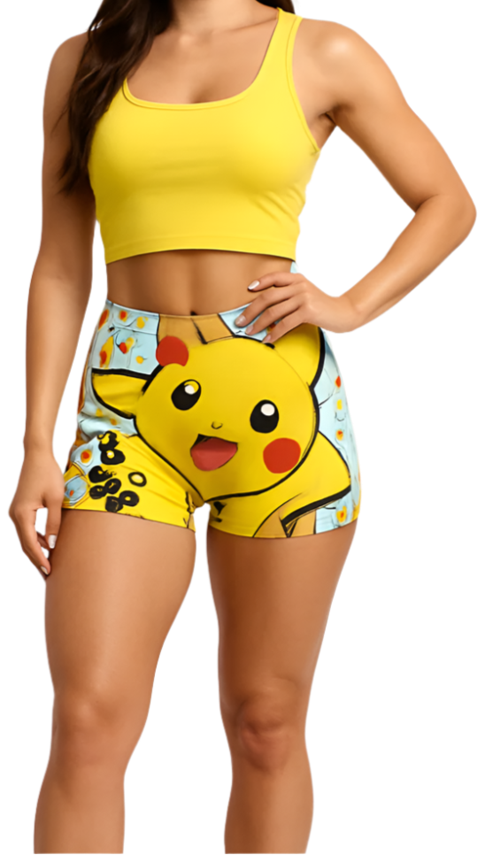 PIKACHU-THEMED SHORTS