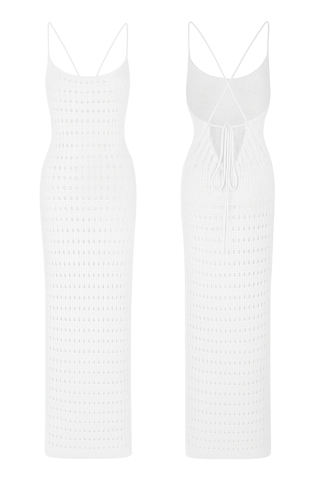 SPAGHETTI STARP DRESS