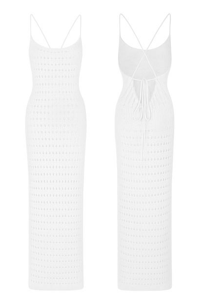 SPAGHETTI STARP DRESS