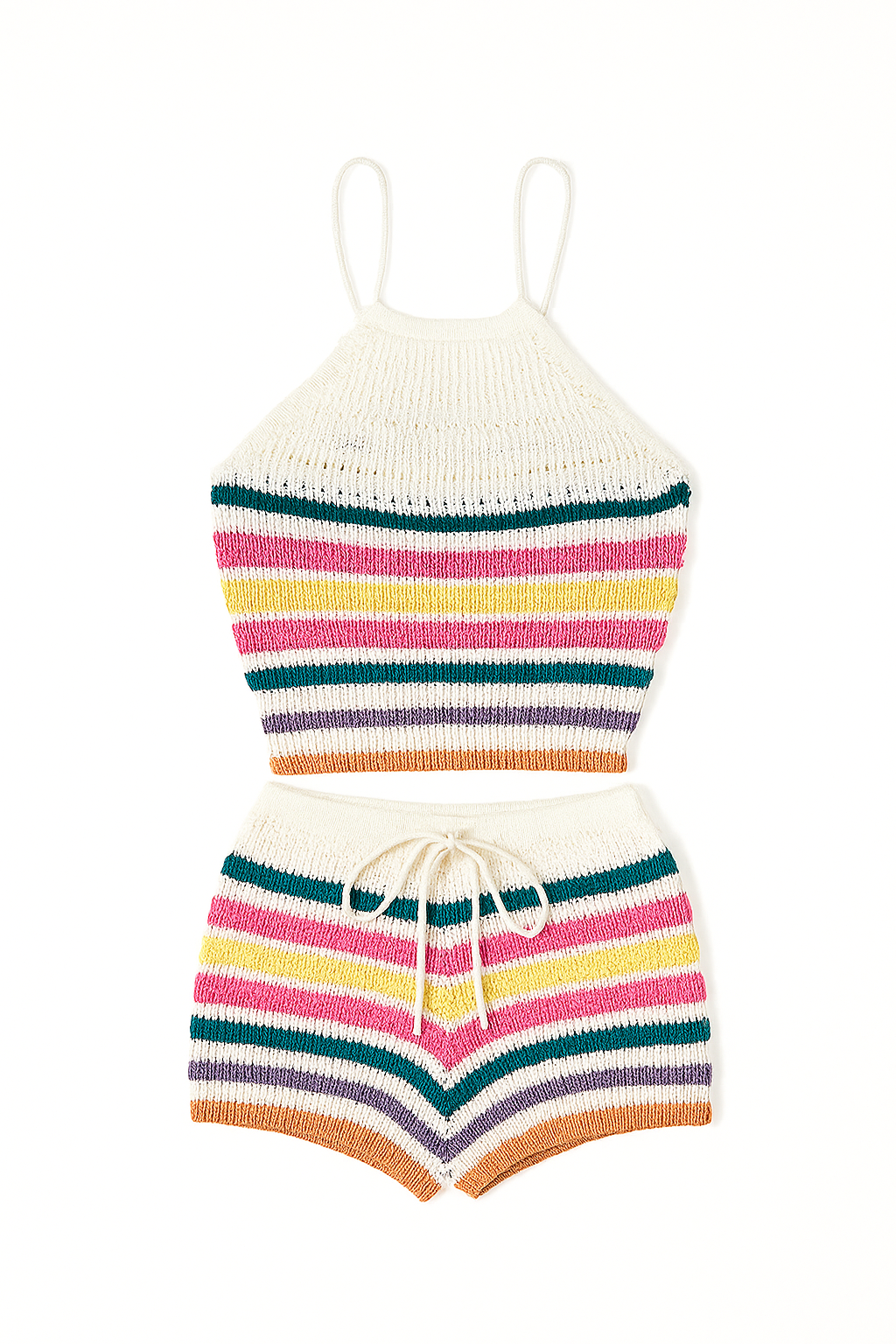 STRIPED TOP WITH SHORT
