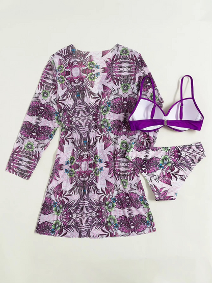 3-PIECE BIKINI WITH COVERUP