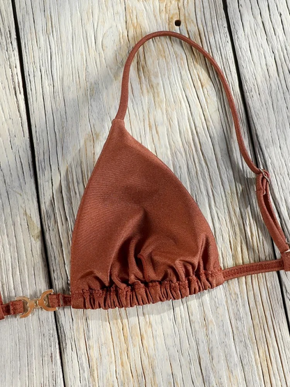 V CUT SOLID BIKINI
