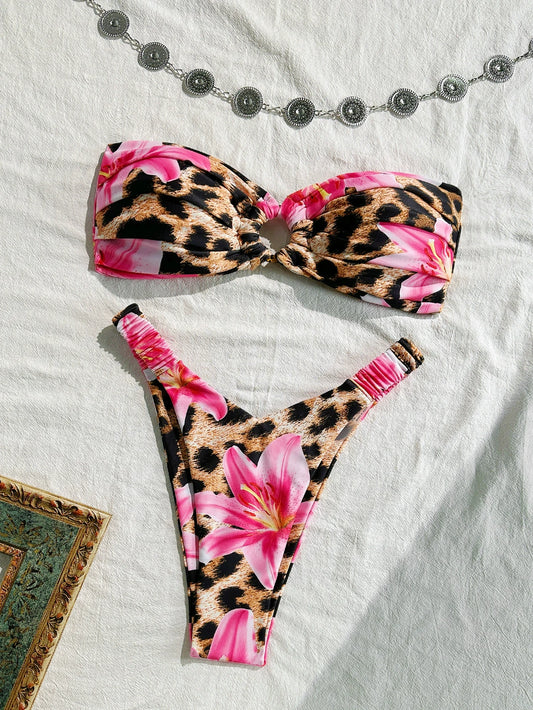 BANDEAU HIGH CUT BIKINI
