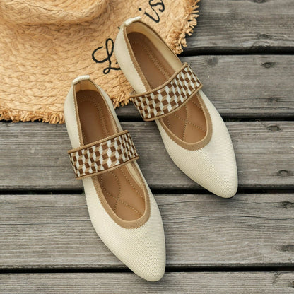 BALLET FLAT MESH SHOE