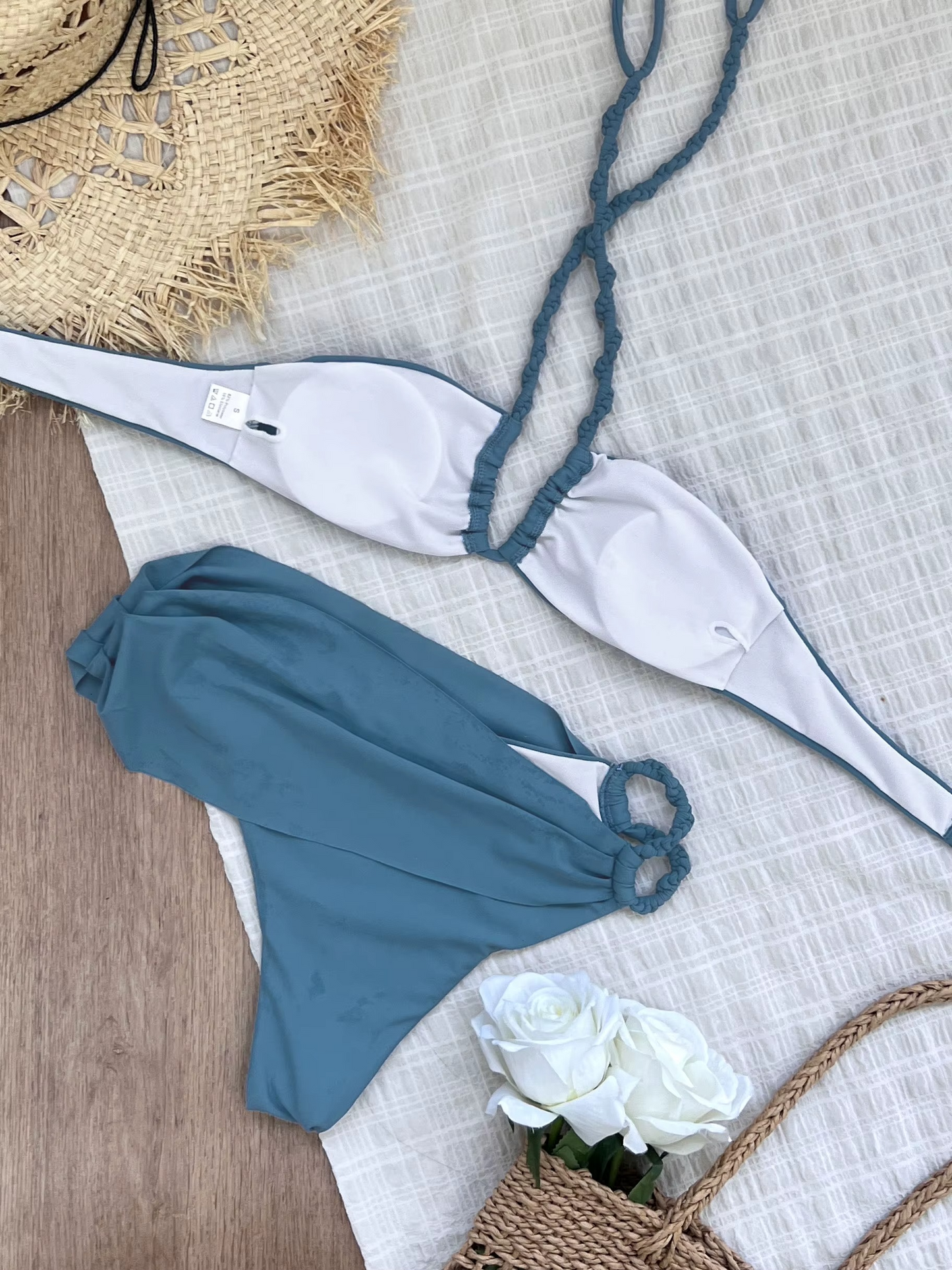 KNOT STRAP TOP LONG SKIRT SET