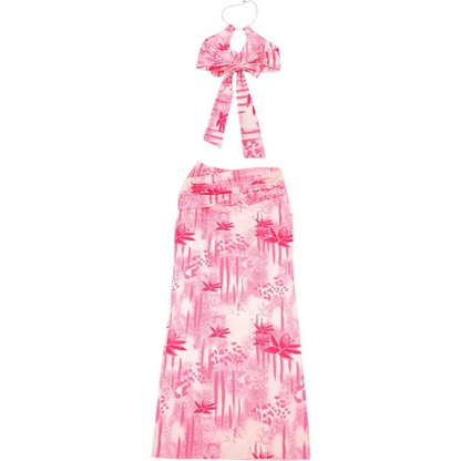 2 PIECE FLORAL RESORT WEAR
