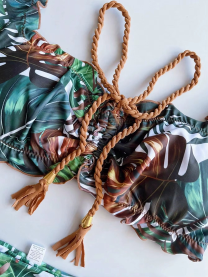 RUFFLE PUSHUP BIKINI