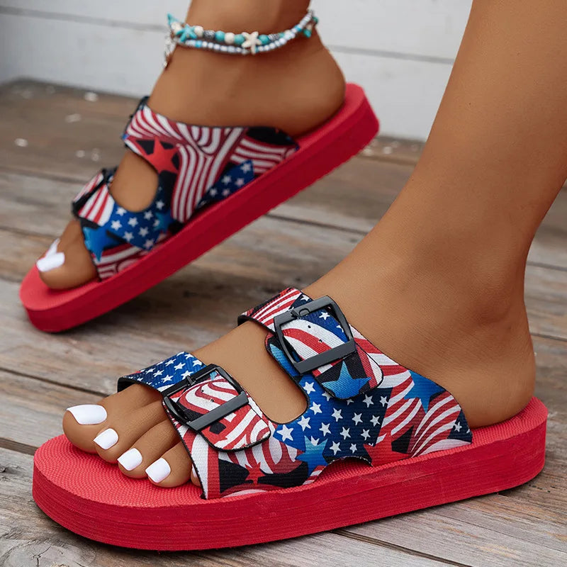 BUCKLE BEACH SANDALS