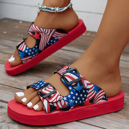 BUCKLE BEACH SANDALS