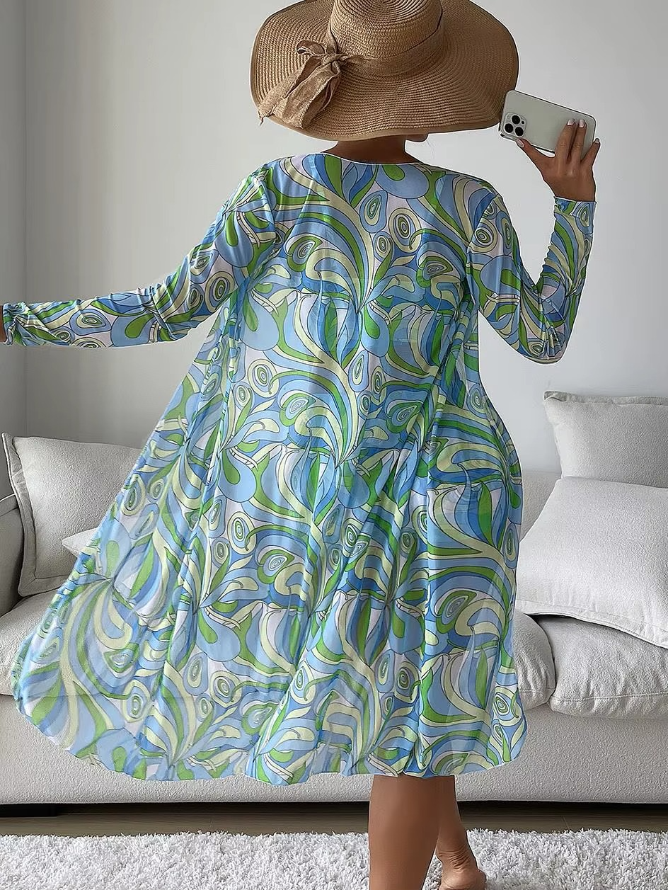 3-PIECE TROPICAL BEACHWEAR
