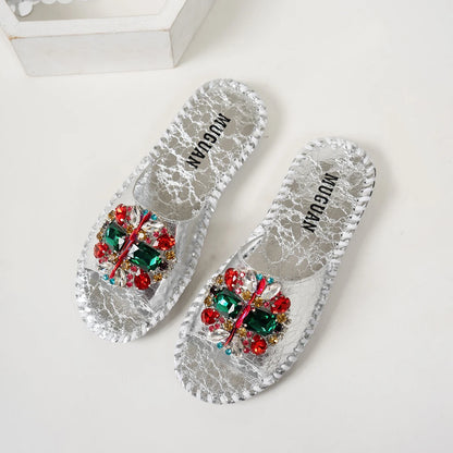 CRYSTAL GEM LUX SANDALS