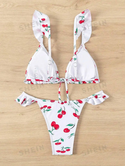 RUFFLE PUSHUP BIKINI