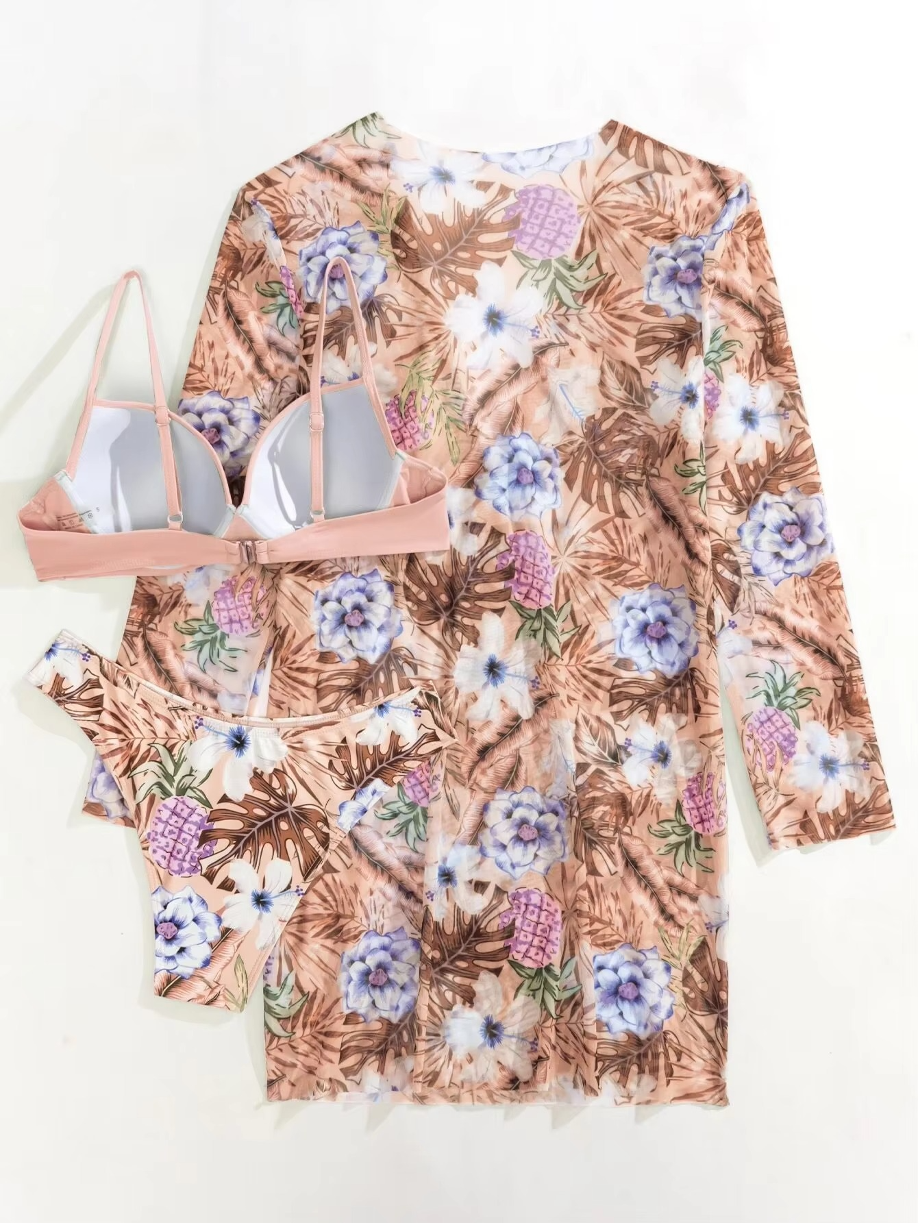 3-PIECE BIKINI WITH COVERUP