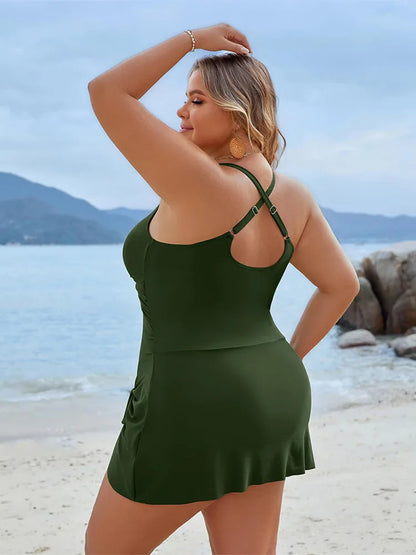 PLUS SIZE TANKINI BEACHWEAR