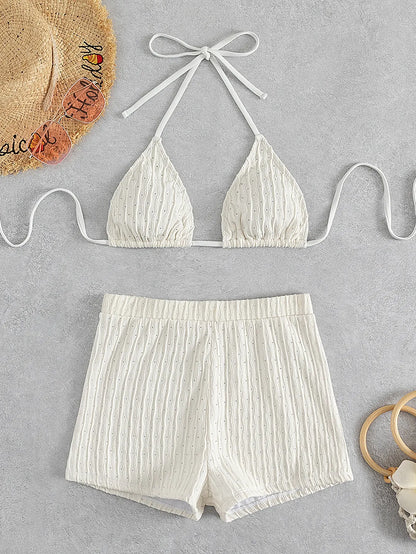 HALTER TOP WITH HIGHWAIST