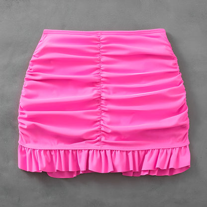 HOT PINK SKIRT COVER-UP
