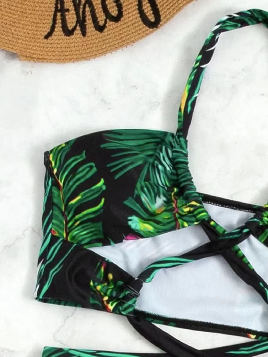BIKINI WITH SLIT COVERUP