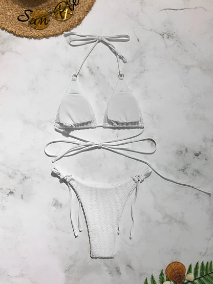 HALTER BANDAGE BIKINI