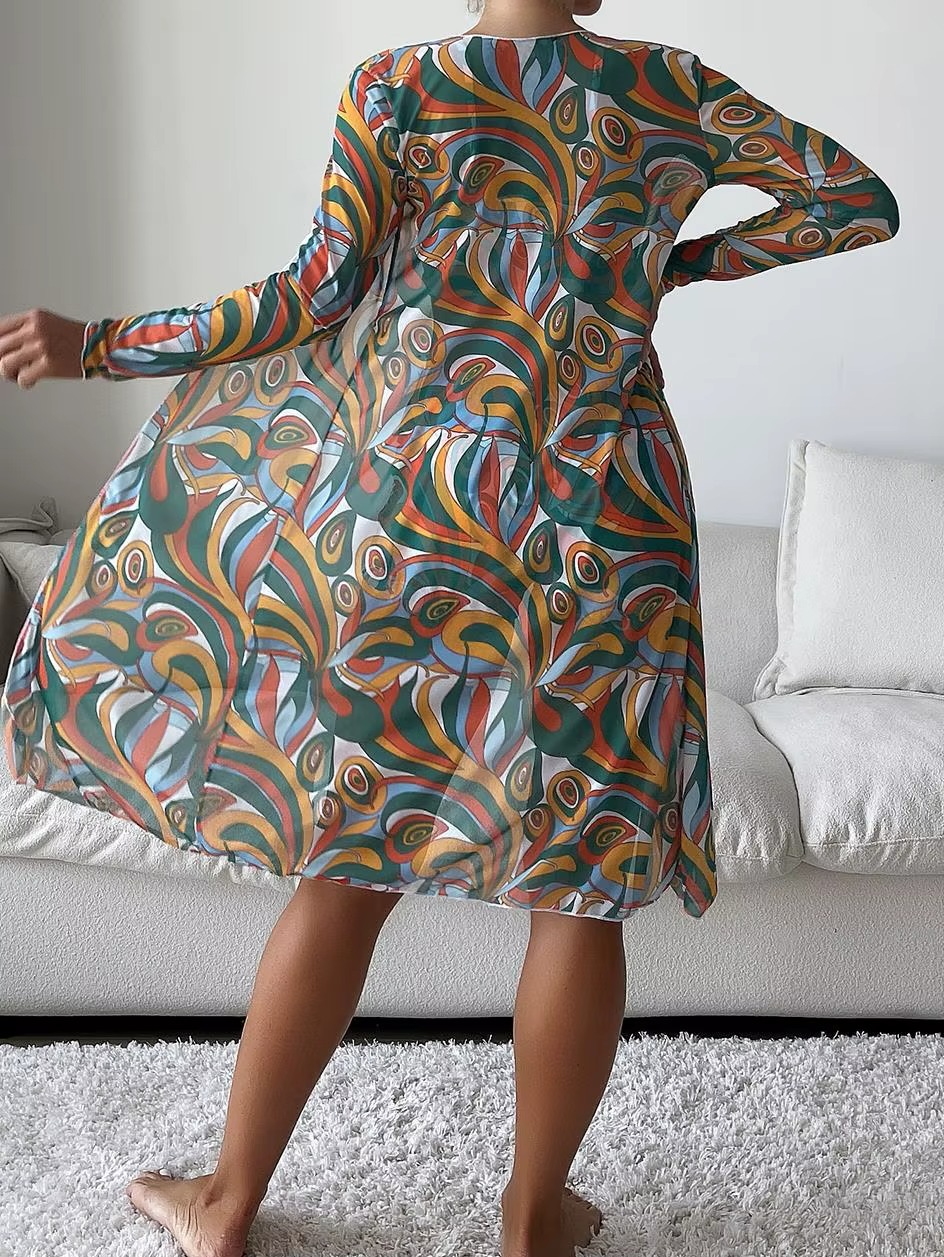 3-PIECE TROPICAL BEACHWEAR