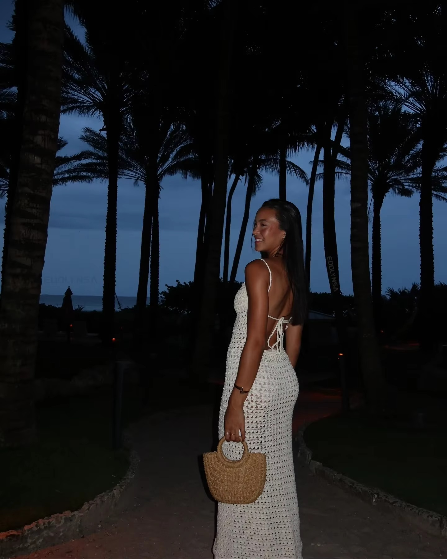 SPAGHETTI STARP DRESS
