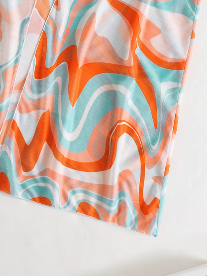 3-PIECE TROPICAL BEACHWEAR