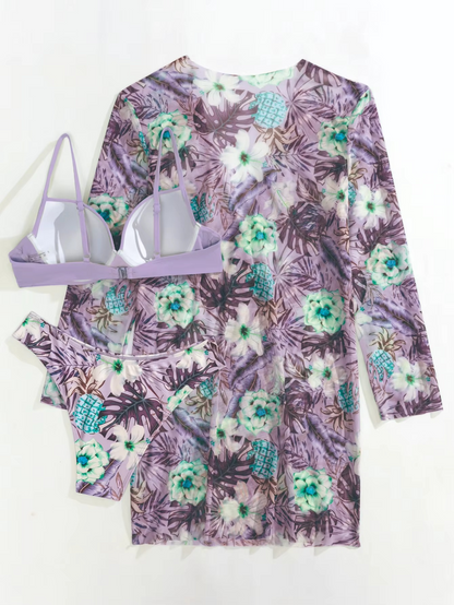 3-PIECE BIKINI WITH COVERUP
