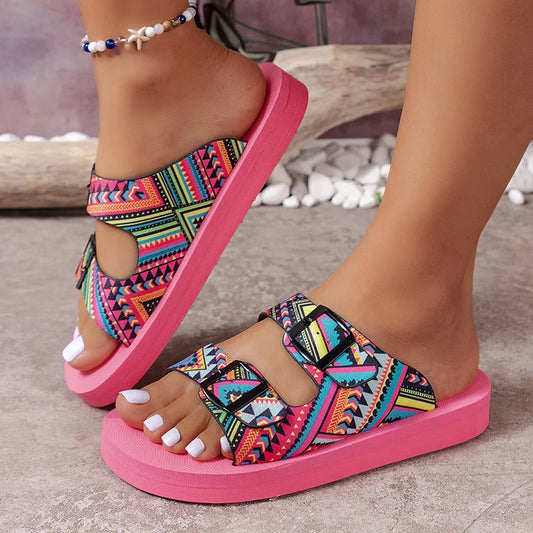 BUCKLE BEACH SANDALS