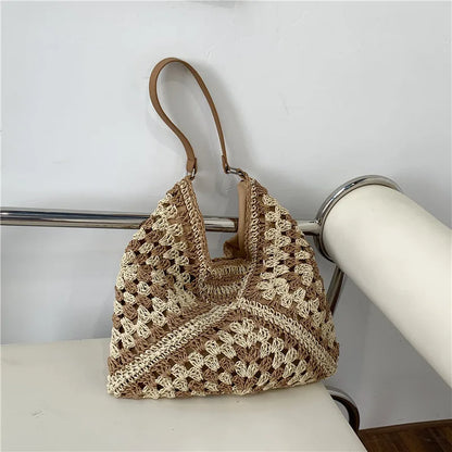 WOVEN SHOULDER BAG