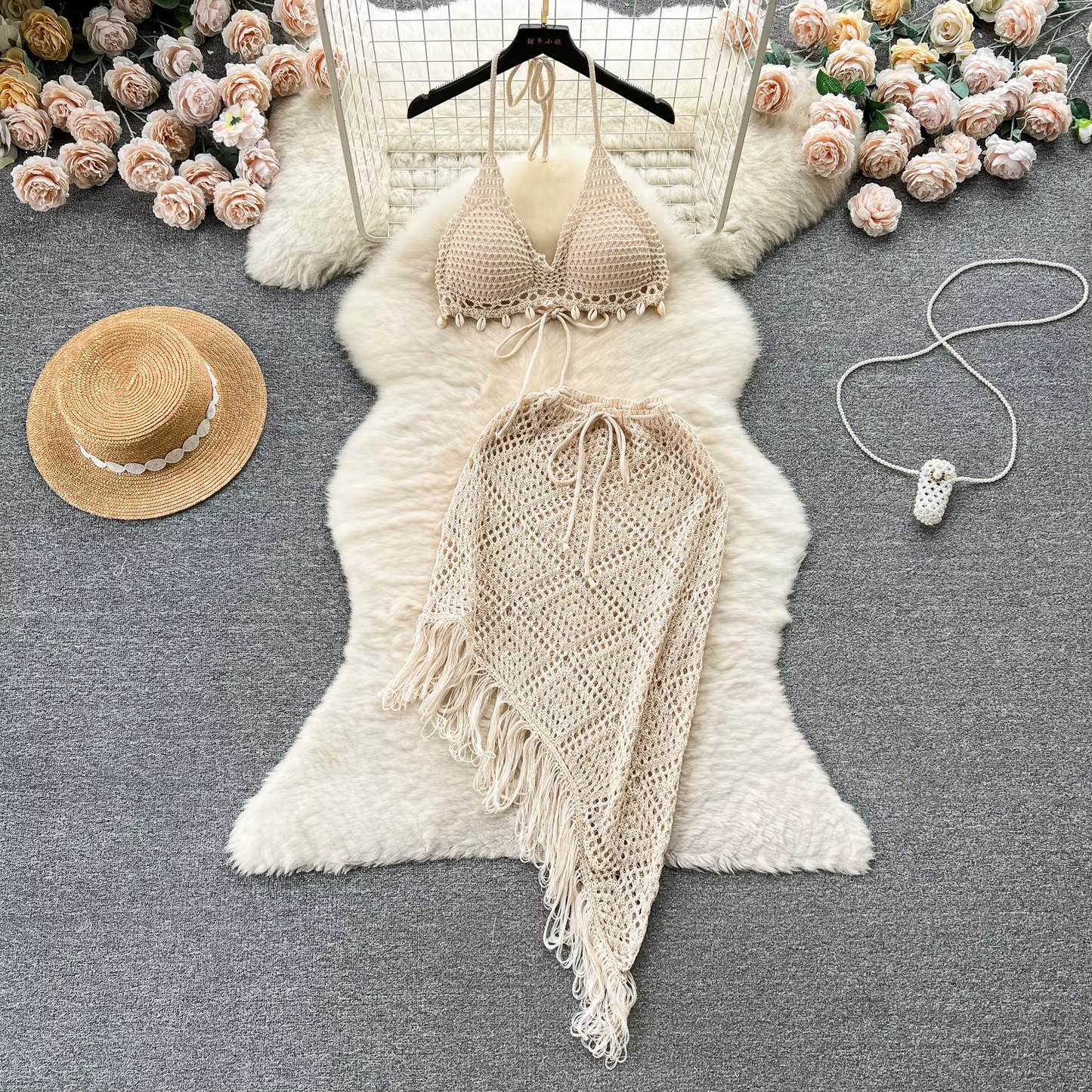 BACKLESS & SKIRT SET
